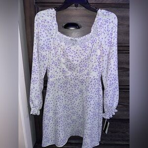 Xtraordinary Purple Floral Dress